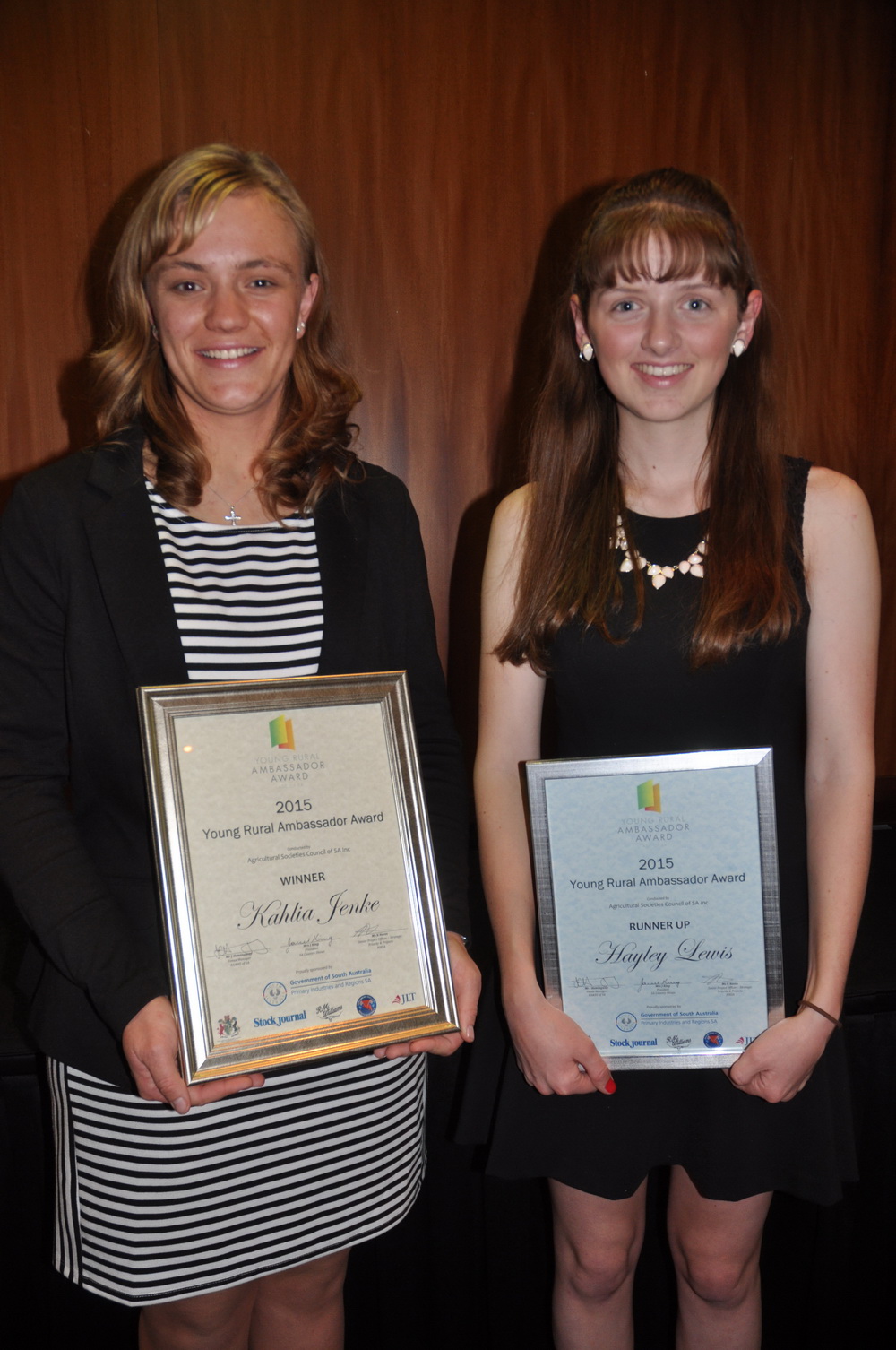 2015 Young Rural Ambassador Award Winner and Runner Up