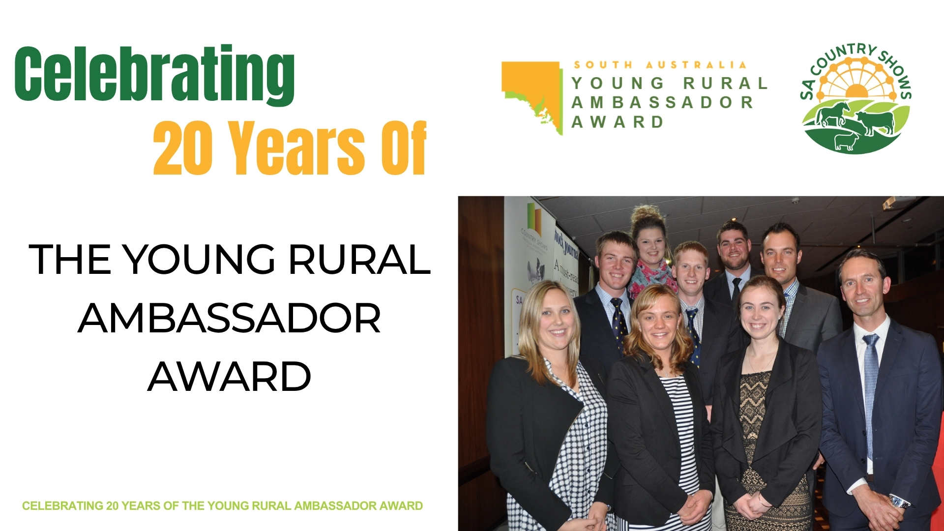Celebrating 20 years of the SA Young Rural Ambassador Award